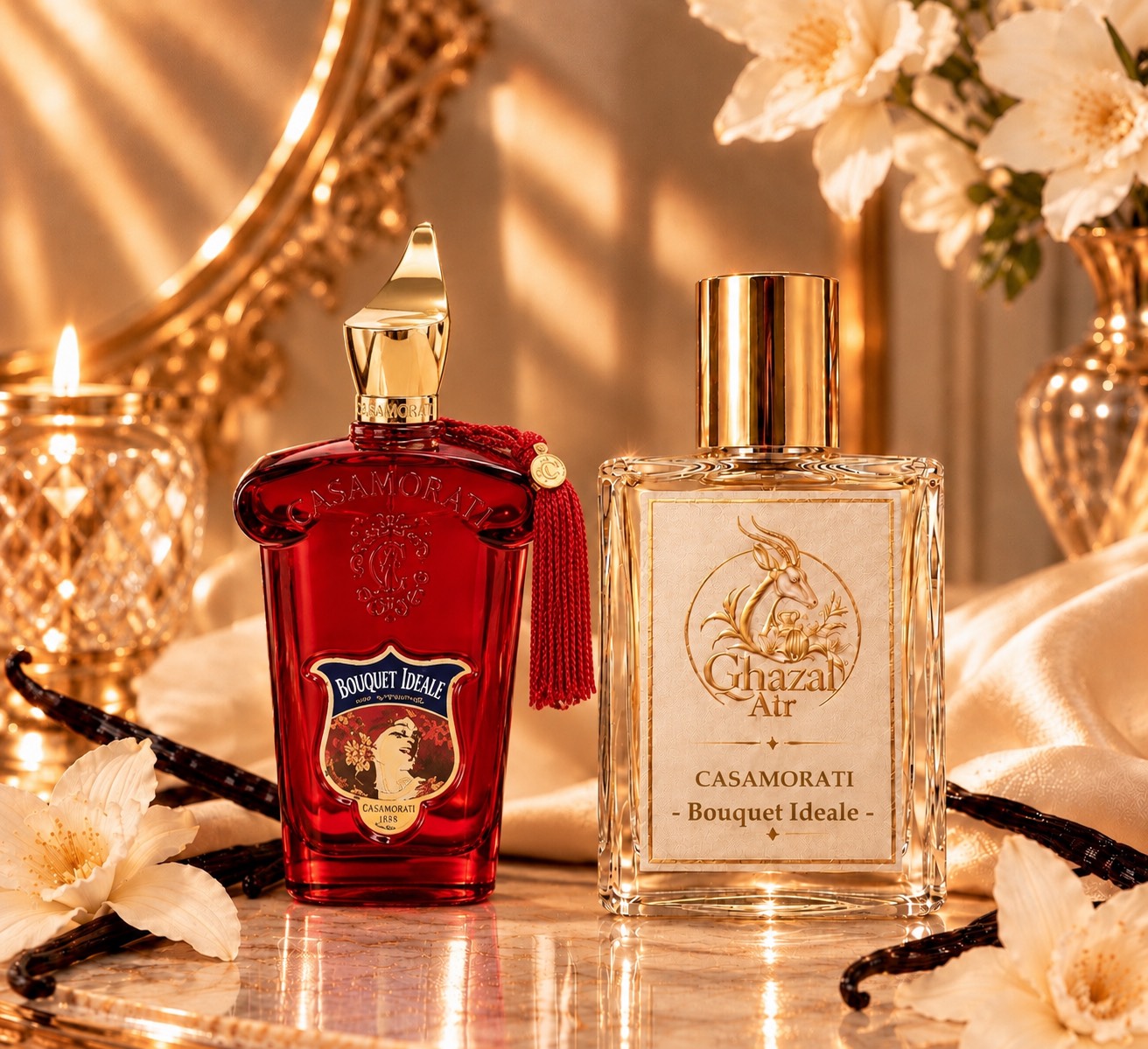 عطر زنانه زرجوف کازاموراتی مدل بوکت آیدل