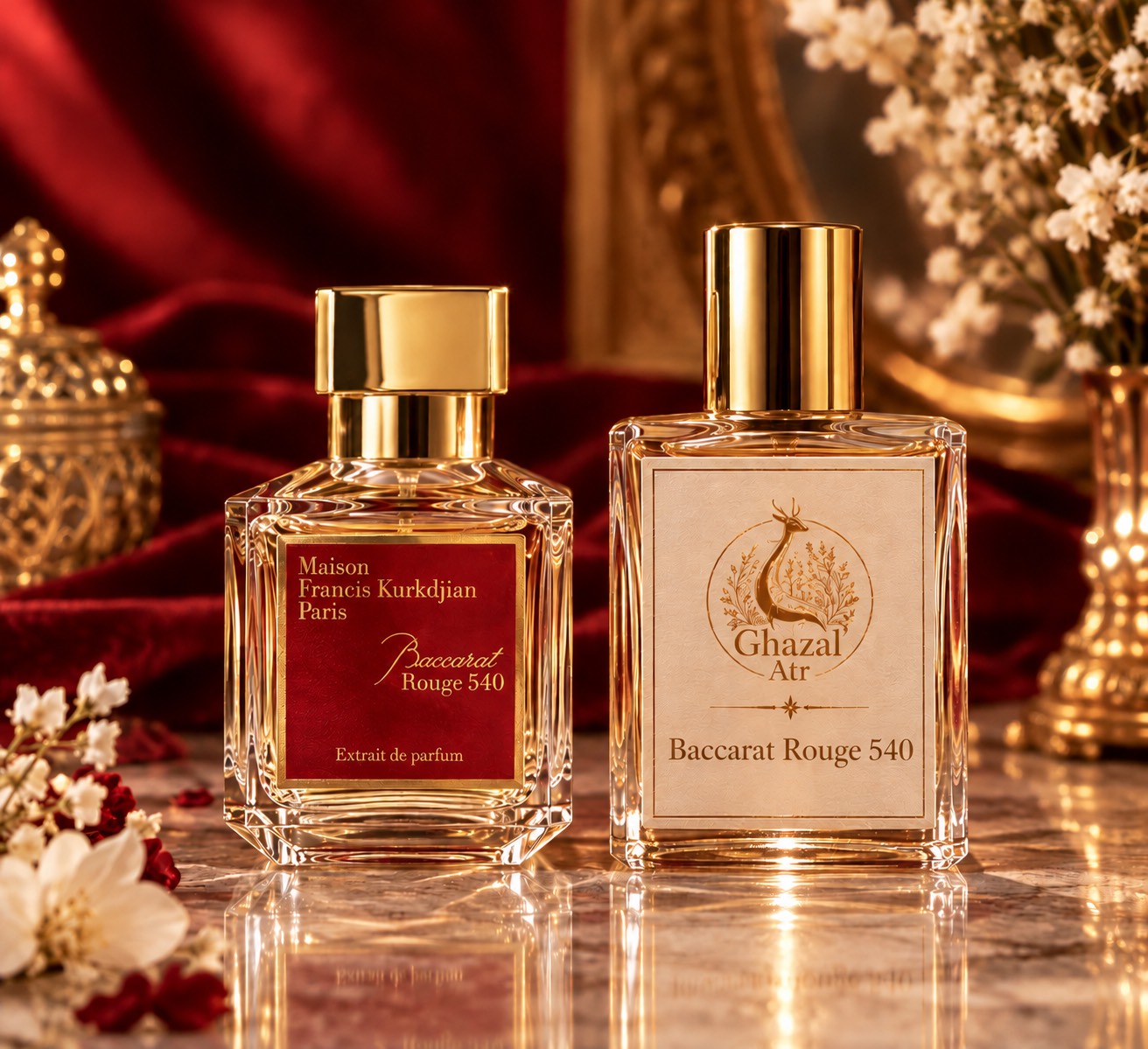 عطر یونیسکس میسون فرانسیس کورکجان باکارات رژ 540 سفید